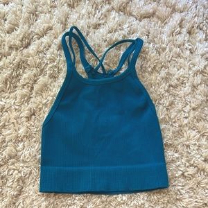 FP Movement Turquoise Happiness Runs Tank